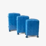 Polypropylene Hard-Shell Spinner Luggage - Lake Blue