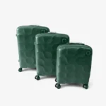 Polypropylene Hard-Shell Spinner Luggage - Dark Green