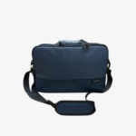 GORDER G525 Laptop Bag – Canvas Business Shoulder Bag with Padded Laptop Compartment & Trolley Sleeve - Dark Deep Blue - Image 4