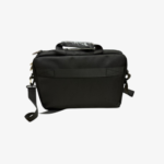 GORDER G525 Laptop Bag – Canvas Business Shoulder Bag with Padded Laptop Compartment & Trolley Sleeve - Black - Image 2