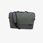 GORDER G525 Laptop Bag – Canvas Business Shoulder Bag with Padded Laptop Compartment & Trolley Sleeve - Olive Green