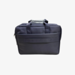 GORDER Laptop Bag – Fully Cushioned Business Shoulder Bag with Trolley Sleeve & Dual Straps - Deep Dark Blue
