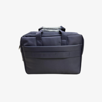 GORDER Laptop Bag – Fully Cushioned Business Shoulder Bag with Trolley Sleeve & Dual Straps - Deep Dark Blue
