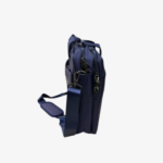 GORDER Laptop Bag – Fully Cushioned Business Shoulder Bag with Trolley Sleeve & Dual Straps - Deep Dark Blue - Image 3